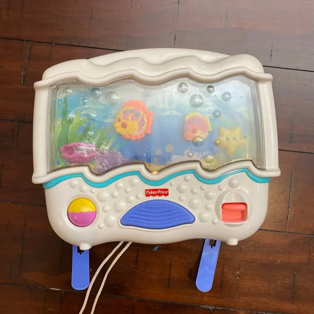Vintage Fisher-Price Ocean Wonders Aquarium Crib Soother 73545 – WORKS